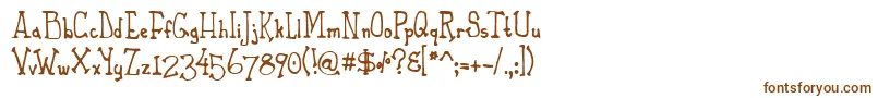PhaetonJohn-Schriftart – Braune Schriften