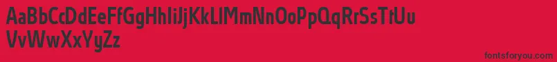 AbsolutProMediumcondensed Font – Black Fonts on Red Background