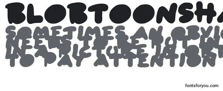 Review of the BlobToonShadows Font