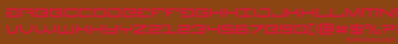 Legion Font – Red Fonts on Brown Background
