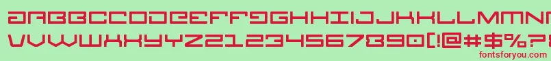 Legion Font – Red Fonts on Green Background