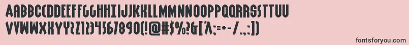 Подробнее о шрифте Grendelsmotherxtraexpand Шрифт Grendelsmotherxtraexpand – чёрные шрифты на розовом фоне