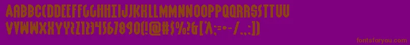 More about Grendelsmotherxtraexpand Font Grendelsmotherxtraexpand Font – Brown Fonts on Purple Background
