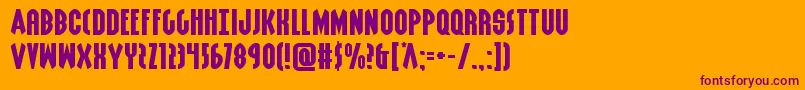 Más sobre la fuente Grendelsmotherxtraexpand fuente Grendelsmotherxtraexpand – Fuentes Moradas Sobre Fondo Naranja