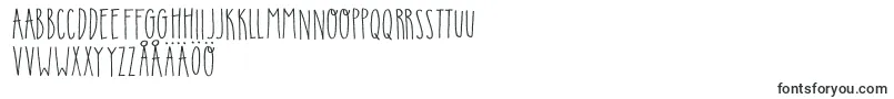 Шрифт DkInsomniac – шведские шрифты