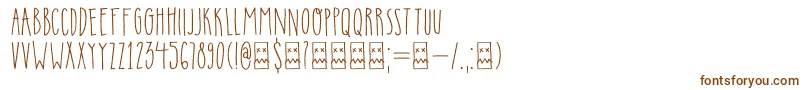 DkInsomniac Font – Brown Fonts