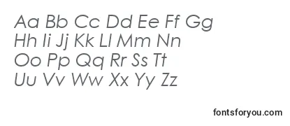 CenturyGothicItalic Font