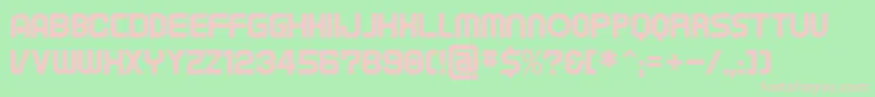 Tapem ffy Font – Pink Fonts on Green Background