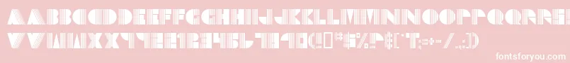 Echo ffy Font – White Fonts on Pink Background