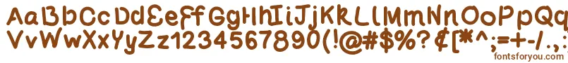 Poundcake69 Font – Brown Fonts