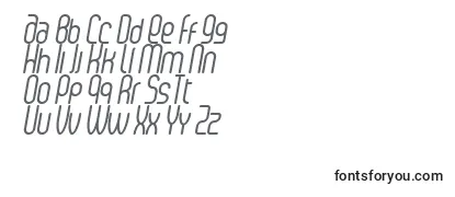 Обзор шрифта SenziRegularItalic