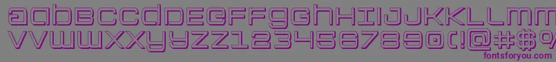 Colonymarines3D Font – Purple Fonts on Gray Background