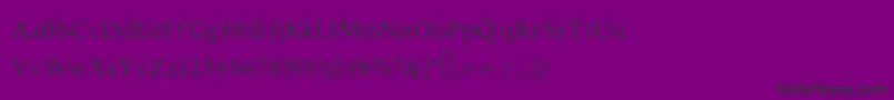 fuente Druggedindividualist – Fuentes Negras Sobre Fondo Morado