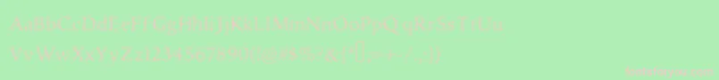 Druggedindividualist Font – Pink Fonts on Green Background