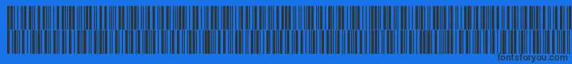 V300019 Font – Black Fonts on Blue Background