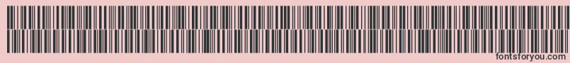V300019 Font – Black Fonts on Pink Background