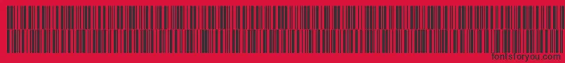 V300019 Font – Black Fonts on Red Background