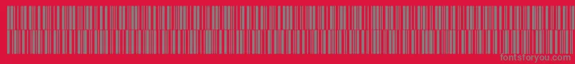 V300019 Font – Gray Fonts on Red Background