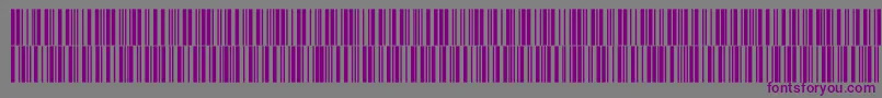 V300019 Font – Purple Fonts on Gray Background