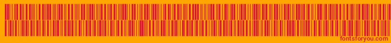 V300019-Schriftart – Rote Schriften auf orangefarbenem Hintergrund