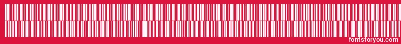 V300019 Font – White Fonts on Red Background