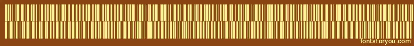 Шрифт V300019 – жёлтые шрифты на коричневом фоне