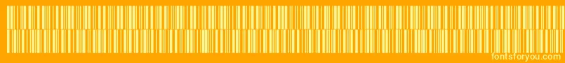 V300019 Font – Yellow Fonts on Orange Background