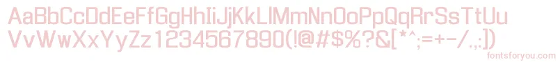 Enigmau2 Font – Pink Fonts on White Background