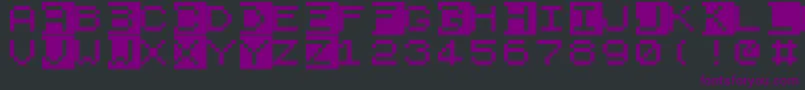 More about ZedexEightTOne Font ZedexEightTOne Font – Purple Fonts on Black Background