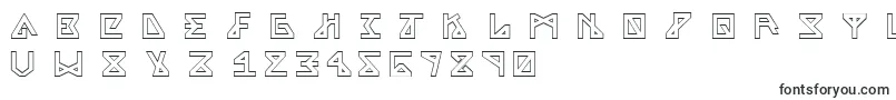 AlphaOutline-fontti – yritysfontit