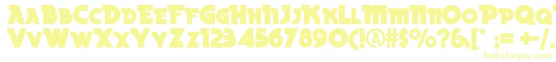 Beckerblacknf Font – Yellow Fonts