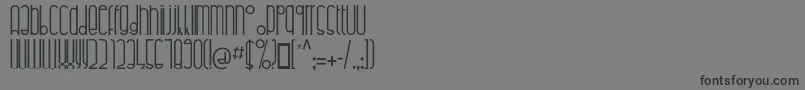 Highalto Font – Black Fonts on Gray Background