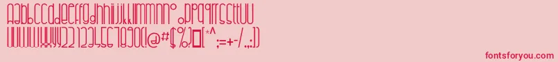 Highalto-Schriftart – Rote Schriften auf rosa Hintergrund