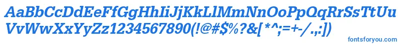 UrwegyptiennetmedextnarOblique Font – Blue Fonts