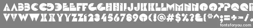 LinotypezootypeAir Font – White Fonts on Gray Background