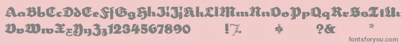 More about HerzogvongrafMeg Font HerzogvongrafMeg Font – Gray Fonts on Pink Background