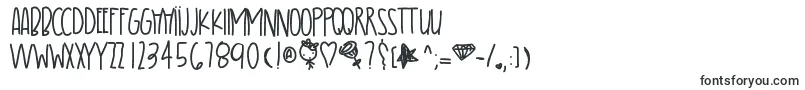 Prettygirl-Schriftart – Schriftarten, die mit P beginnen