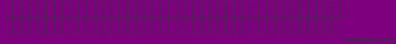 FsModern2 Font – Black Fonts on Purple Background
