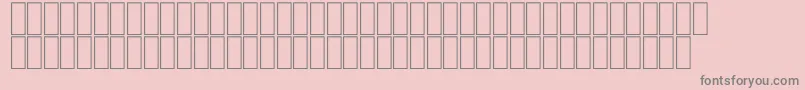 FsModern2 Font – Gray Fonts on Pink Background