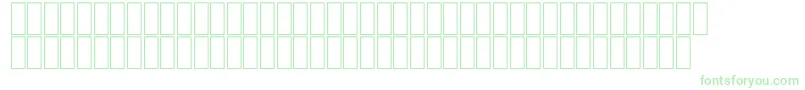 FsModern2 Font – Green Fonts on White Background