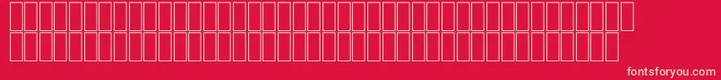 FsModern2-Schriftart – Rosa Schriften auf rotem Hintergrund