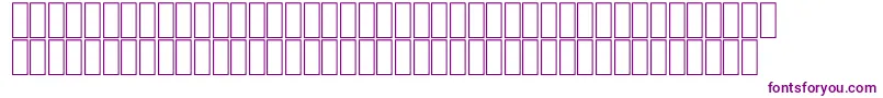 FsModern2-fontti – violetit fontit valkoisella taustalla