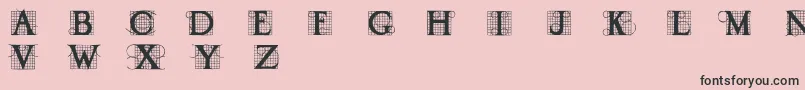 Draud Font – Black Fonts on Pink Background