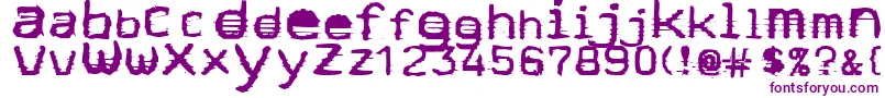 Weitere Informationen zur StockQuote-Schriftart StockQuote-Schriftart – Violette Schriften