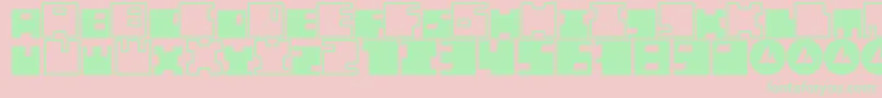 MalajenoUltrawide Font – Green Fonts on Pink Background