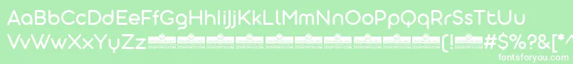 AristotelicaDisplayRegularTrial Font – White Fonts on Green Background