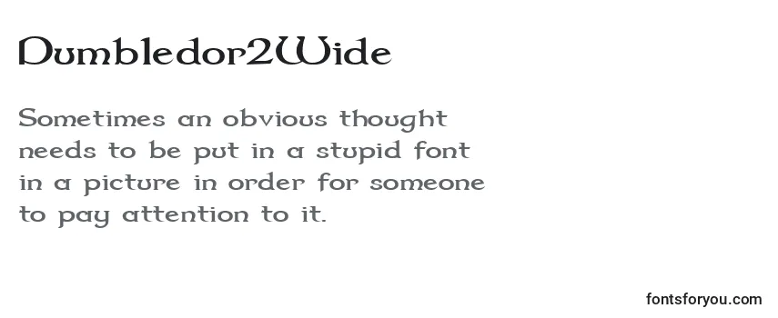 Dumbledor2Wide Font