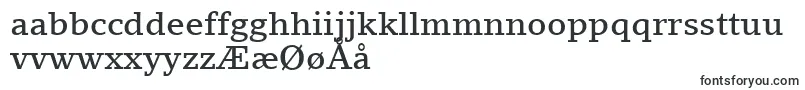 Шрифт LinoLetterLtMedium – норвежские шрифты