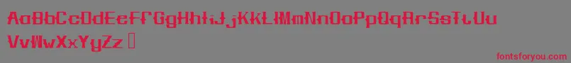 Jewell Font – Red Fonts on Gray Background