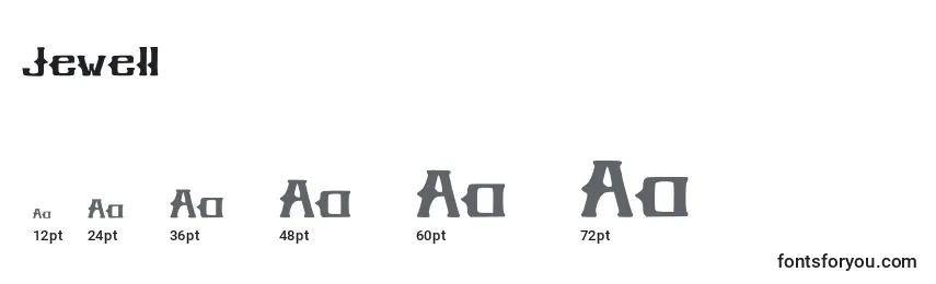 Jewell Font Sizes